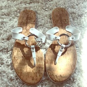 SOLD-White sandals